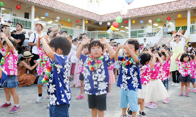 夕涼み会を行いました（聖和学院第二幼稚園）