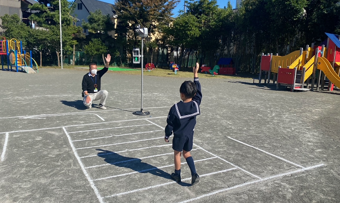 交通安全教室（聖和学院第二幼稚園）