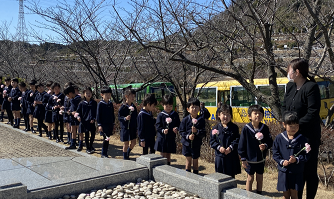 創立者記念礼拝（聖和学院幼稚園・聖和学院第二幼稚園）