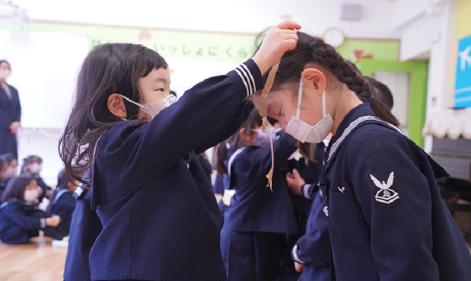 園児お別れ会（聖和学院幼稚園）