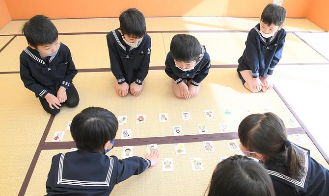 かるた大会とお正月遊び(聖和学院幼稚園・聖和学院第二幼稚園)