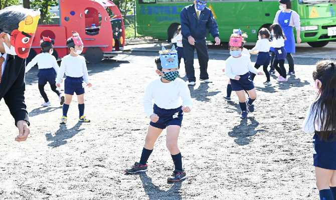 節分豆まき(聖和学院幼稚園・聖和学院第二幼稚園)