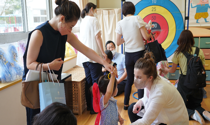 【ミニ夏祭り】アップルルーム（聖和学院幼稚園）