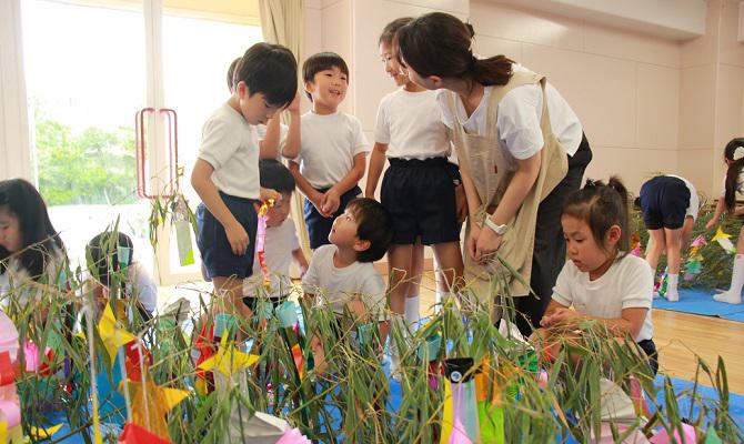 七夕飾り (聖和学院幼稚園・聖和学院第二幼稚園)