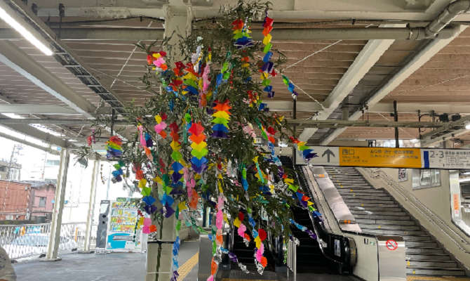 七夕飾り（聖和学院幼稚園・聖和学院第二幼稚園）