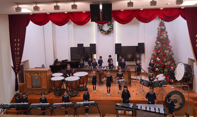 クリスマス祝会（聖和学院幼稚園・聖和学院第二幼稚園年長組）