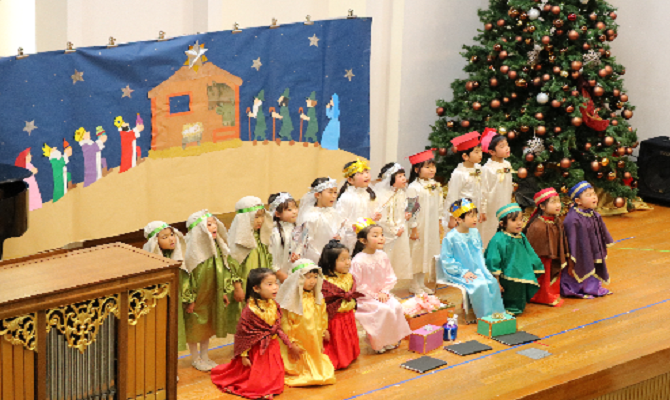 クリスマス祝会 (聖和学院幼稚園・聖和学院第二幼稚園)